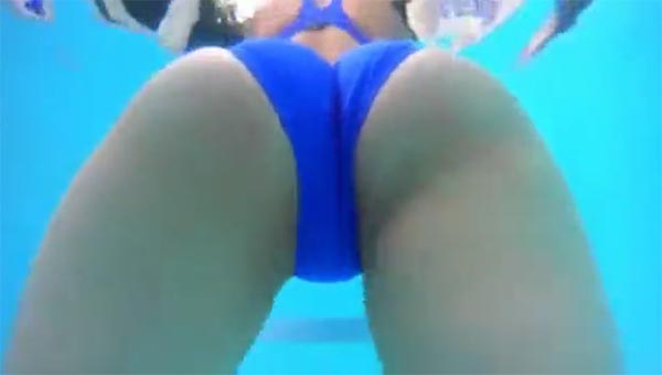 曜ちゃん水着コスで着衣パコ