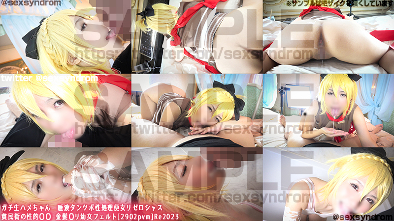 フェルトコスプレ着衣中出し交尾